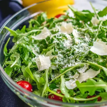 Arugula Salad with Lemon Vinaigrette