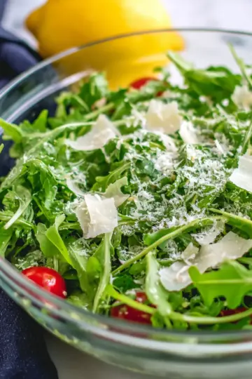 Arugula Salad with Lemon Vinaigrette