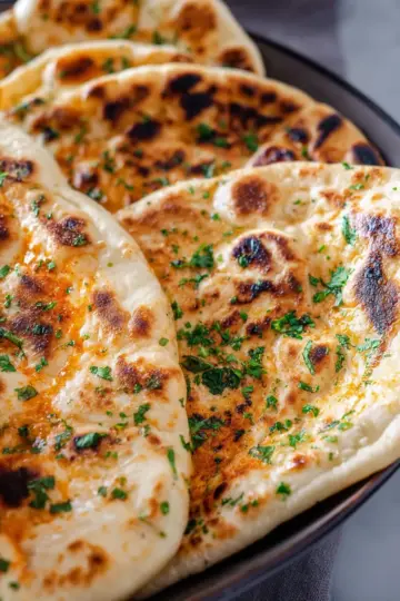 High-Protein Instant Stovetop Naan