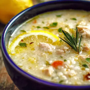 Avgolemono: Greek Lemon Chicken Soup