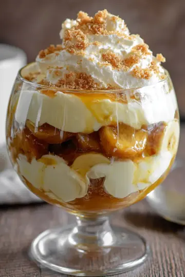 Bananas Foster Banana Pudding