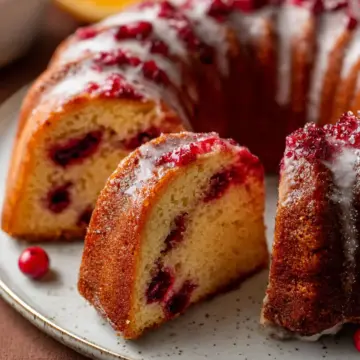 Cranberry Orange Bundt Cake