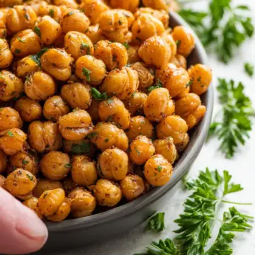Easy Ranch Roasted Chickpeas