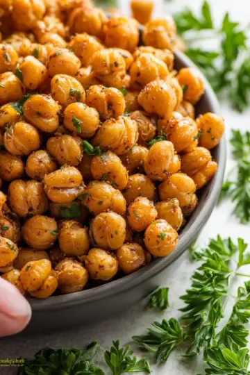 Easy Ranch Roasted Chickpeas