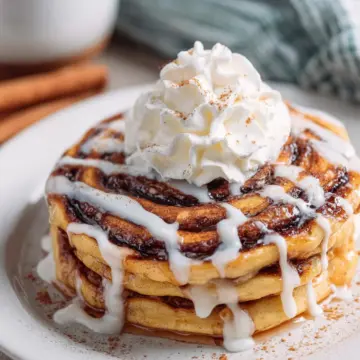Cinnamon Roll Pancakes