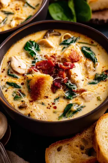 Creamy Tuscan Chicken Soup