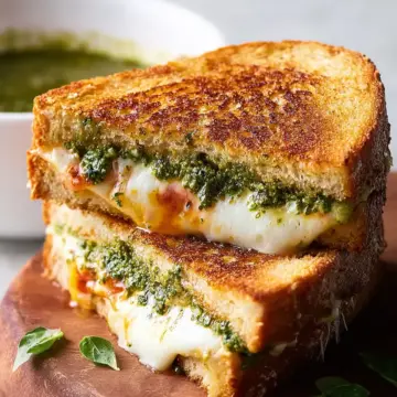 Pesto Grilled Cheese Sandwich