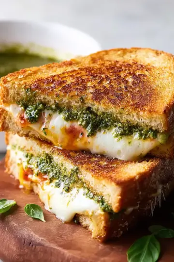 Pesto Grilled Cheese Sandwich