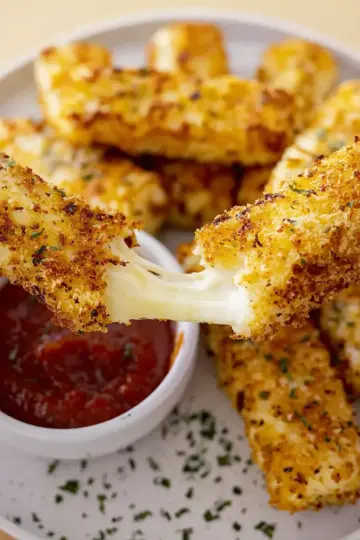 Air Fryer Mozzarella Sticks