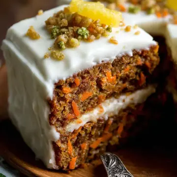 Pineapple Carrot Cake with Cream Cheese Frosting