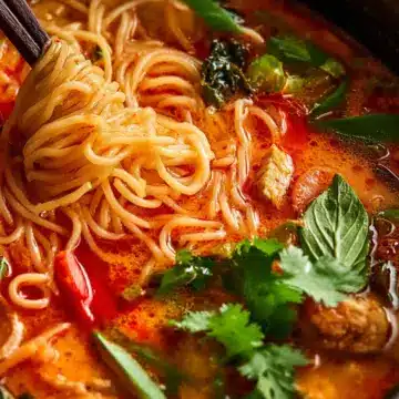 Thai Red Curry Noodle Soup