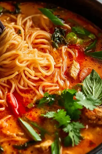 Thai Red Curry Noodle Soup