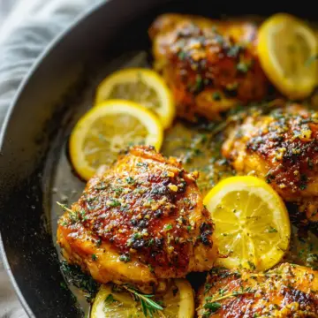 Easy Lemon Garlic Chicken Thighs