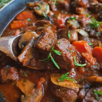 Beef and Mushroom Stew