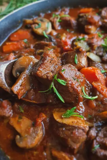 Beef and Mushroom Stew