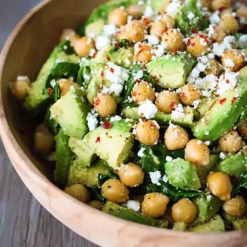 Chickpea, Avocado, & Feta Salad