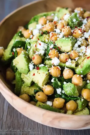 Chickpea, Avocado, & Feta Salad