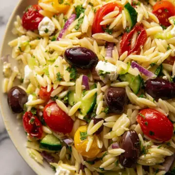 Greek Orzo Pasta Salad