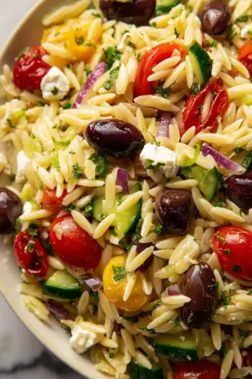 Greek Orzo Pasta Salad