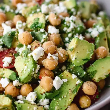 Chickpea, Avocado, & Feta Salad