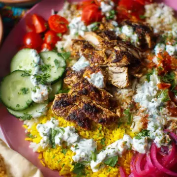 Mediterranean Chicken Rice Bowls