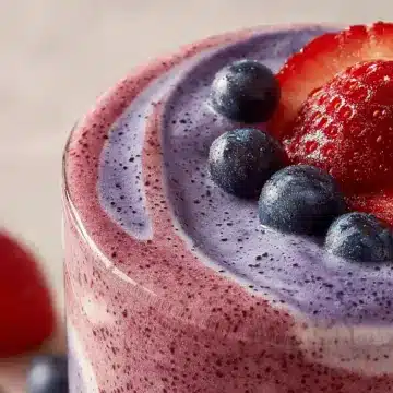 Strawberry-Blueberry-Banana Smoothie