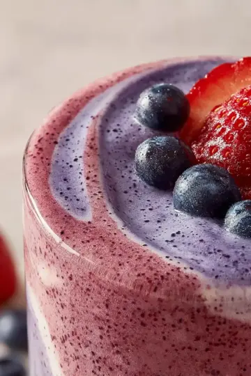 Strawberry-Blueberry-Banana Smoothie