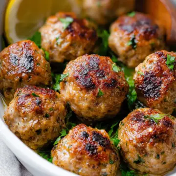 Baked Turkey Meatballs