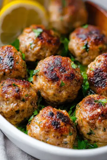 Baked Turkey Meatballs