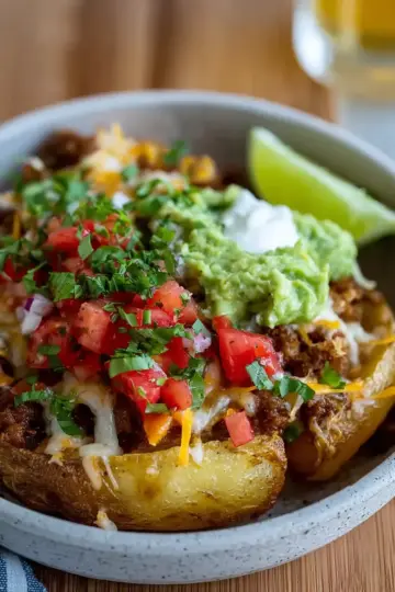 Loaded Potato Taco Bowl