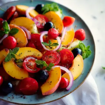 Summer Peach Salad