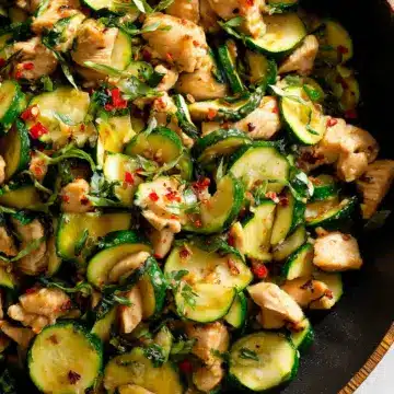 Chicken Zucchini Stir Fry