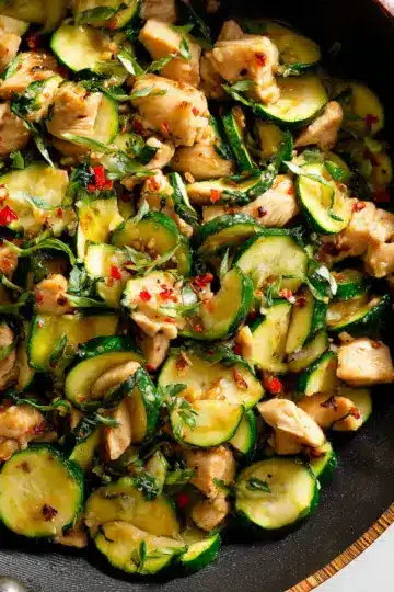 Chicken Zucchini Stir Fry