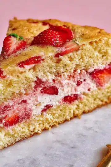 French Strawberry Cake