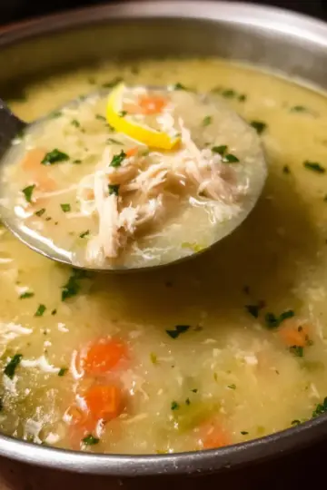 Greek Lemon Chicken Soup (Quick & Easy)
