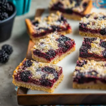 Blackberry Pie Bars