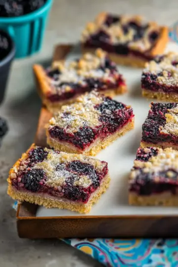 Blackberry Pie Bars