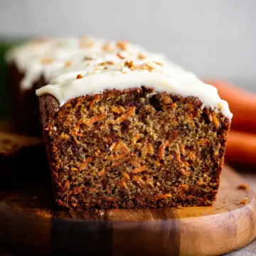 Carrot Cake Loaf (Quick Bread)