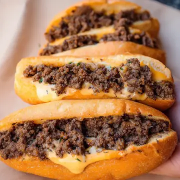 Ground Beef Cheesesteak