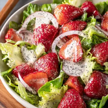 Strawberry Poppy Seed Salad Dressing