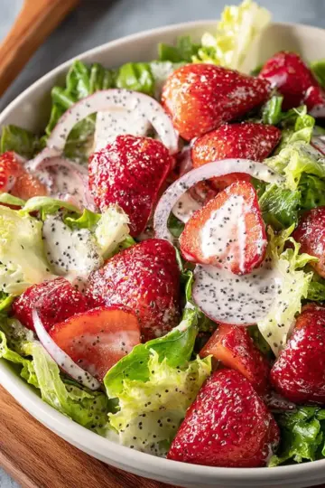 Strawberry Poppy Seed Salad Dressing