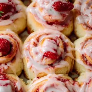 Strawberry Cinnamon Rolls