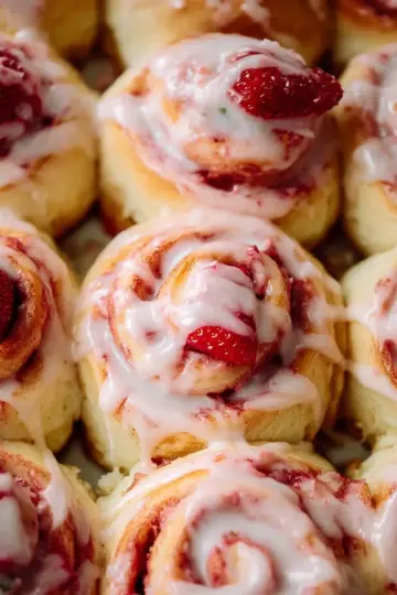 Strawberry Cinnamon Rolls