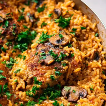 Smothered Chicken and Rice