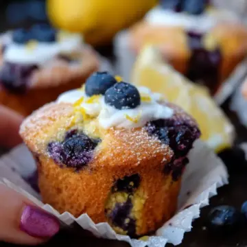 Lemon & Blueberry Muffins!