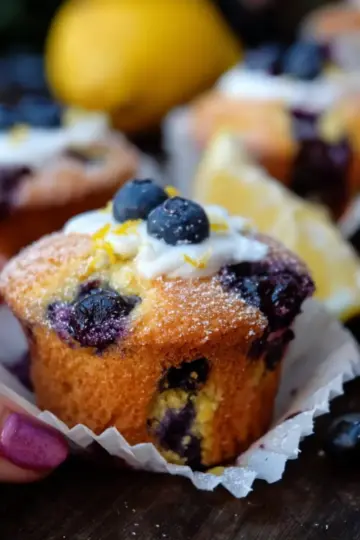 Lemon & Blueberry Muffins!