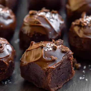 No Bake Brownie Bites