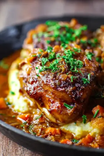 Chicken Thigh Osso Bucco