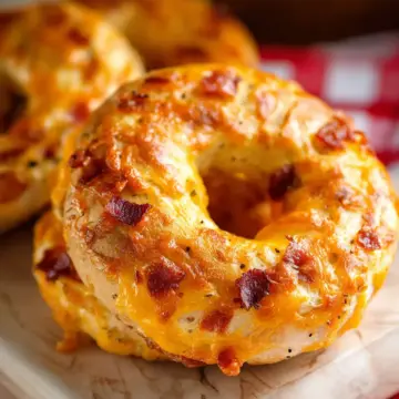 Bacon Cheddar Bagel Recipe