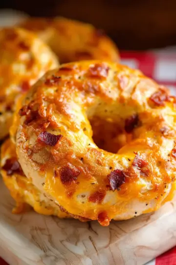 Bacon Cheddar Bagel Recipe